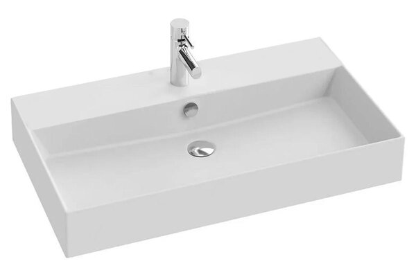Раковина Jacob Delafon Vivienne EXBI112-00, 80 х 46 см, белая